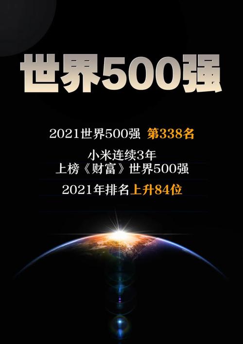 世界500强小米排名多少名