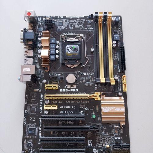 华硕b85mvplus比较高配cpu