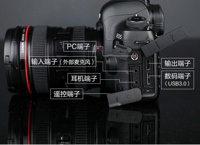 佳能5d3在什么部位接快门线